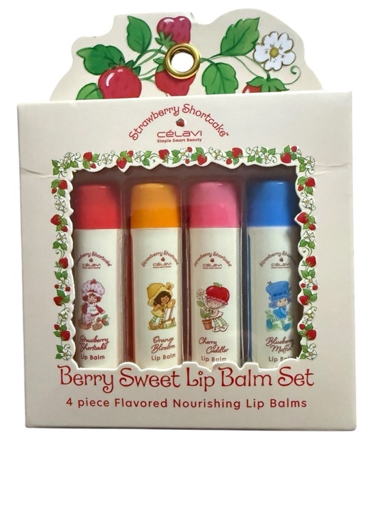 Celavi Other - Strawberry Shortcake Berry Sweet Lip Balm Set - 4 Pack